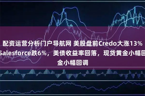 配资运营分析门户导航网 美股盘前Credo大涨13%，Salesforce跌6%，美债收益率回落，现货黄金小幅回调