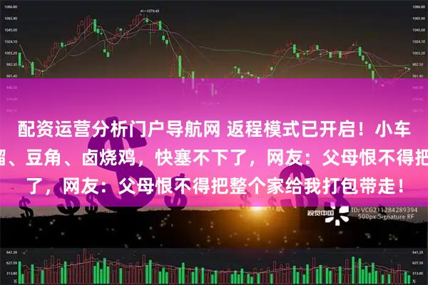 配资运营分析门户导航网 返程模式已开启！小车后备箱装满大葱，石榴、豆角、卤烧鸡，快塞不下了，网友：父母恨不得把整个家给我打包带走！