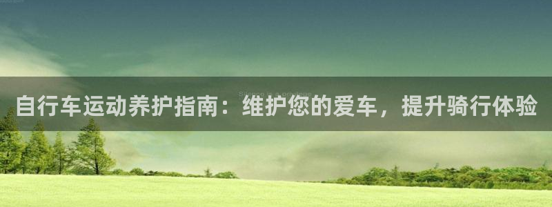 尊龙凯时官网网址|自行车运动养护指南:维护您的爱车,提升骑行体验(图1) 尊龙凯时官网网址